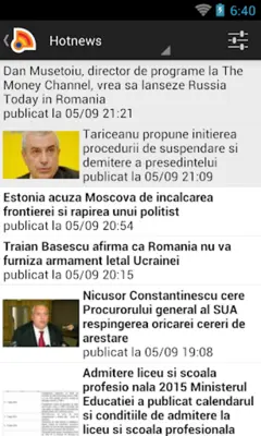 Stiri din Romania android App screenshot 12