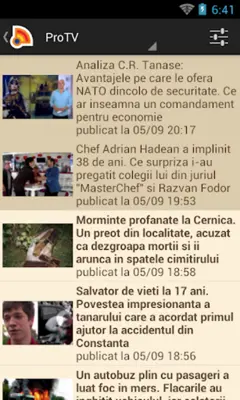 Stiri din Romania android App screenshot 7